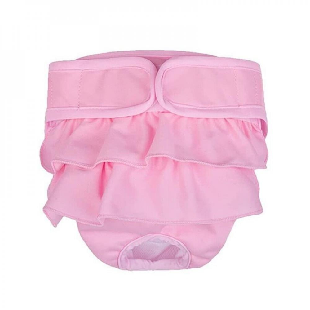 Amazon.com : Dog Sanitary Panties Pet Panties for Girl Dogs Period,  Washable & Reusable Female Dog Diapers Pet Dog Princess Dress Pants for  Dogs in Heat, Incontinence or Excitable Urination (Small) :